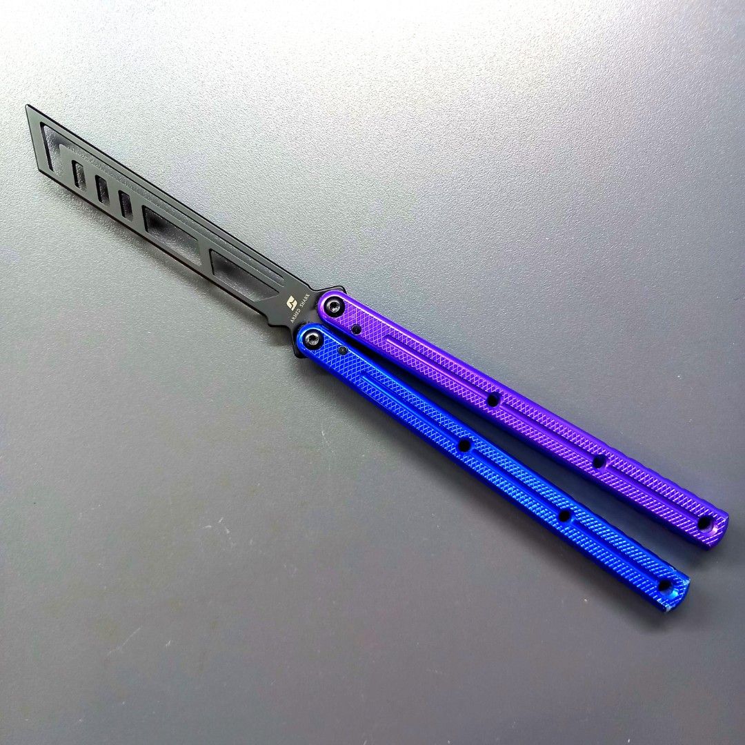 Kraken Raken Kraken V3 Balisong Butterfly Knife Trainer Clone, Hobbies