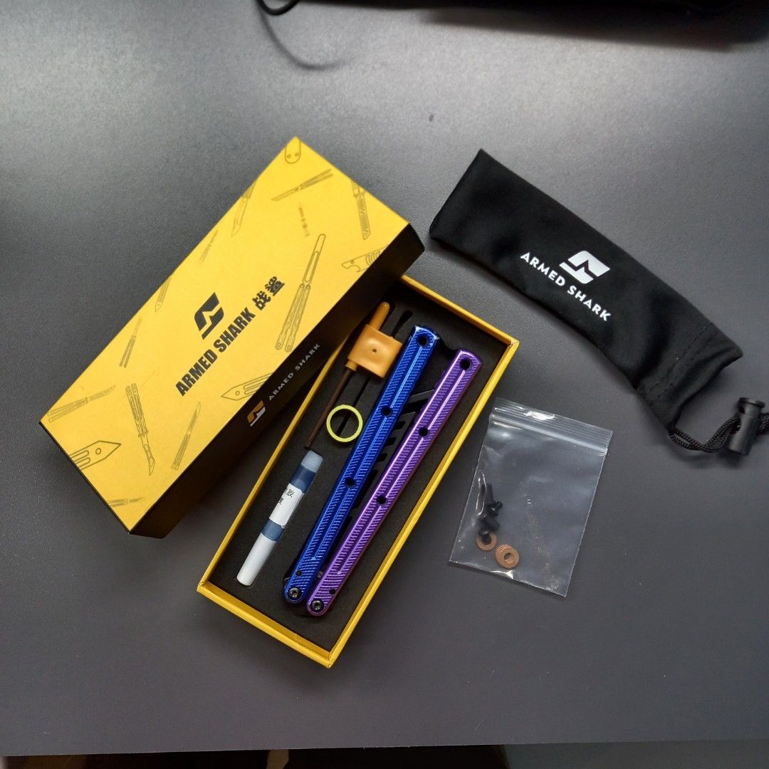 Kraken Raken Kraken V3 Balisong Butterfly Knife Trainer Clone, Hobbies