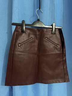 GU Japan Leather skirt