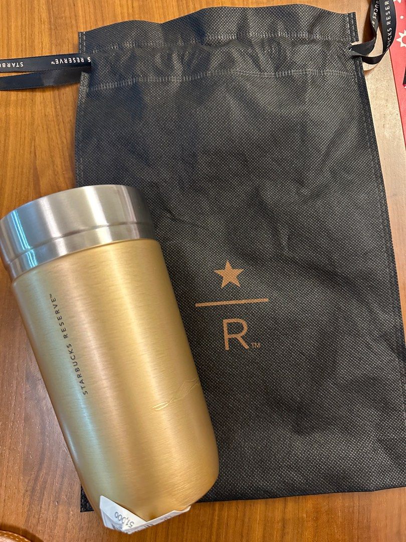 Limited Starbucks Reserve x Stanley Tumbler 473ml (Category: Water Bottles & Tumblers) located in Singapore. Submitted by jiaasss (Listing ID 1296739810, Image 2). Description: Brand new with tag No box, but comes with Starbucks Reserve gift bag .