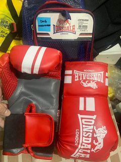 Lonsdale Red Boxing Gloves