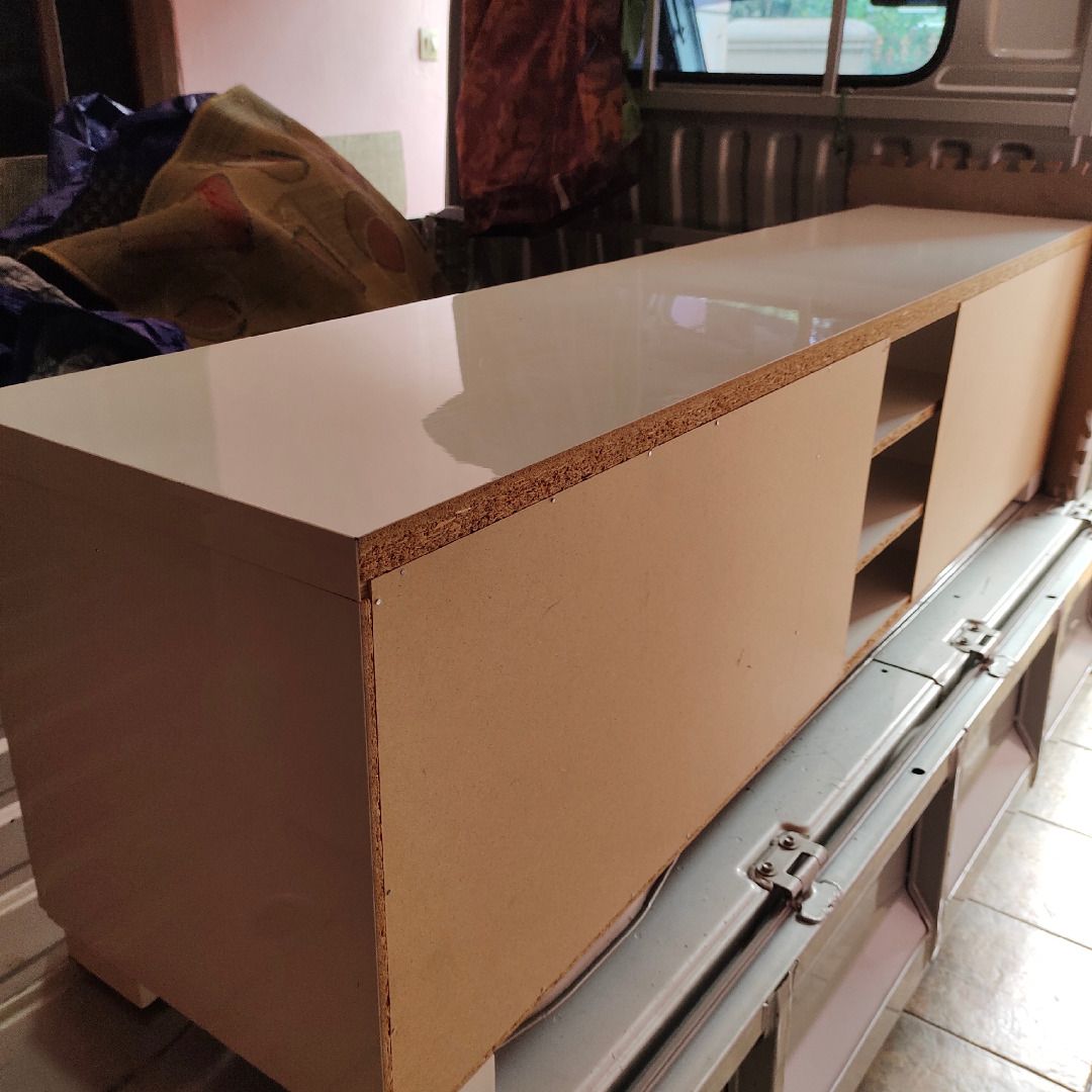 Meja/ Rack TV,BESTA BURS TV Unit Bench IKEA / Storage Combination High ...