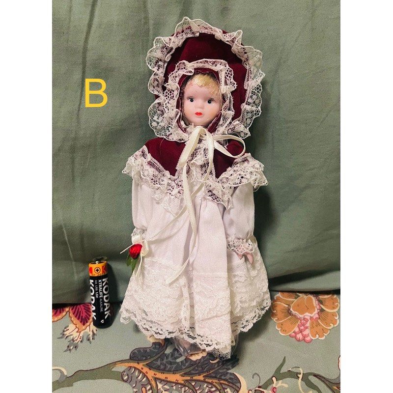 Mini porcelain dolls P150 each (Category: Figurines & Statues) located in Manila. Submitted by yourtoothfairy (Listing ID 1296814702, Image 3). Description: Mini porcelain dolls with plush body, porcelain face, arms & legs. These are new, never displayed or played with, just kept in a box in the attic. They are 8.5 inches tall, no stand included. (they can’t stand on their own ) Most of them has messy hair *Doll “A” has a small stain on the face.