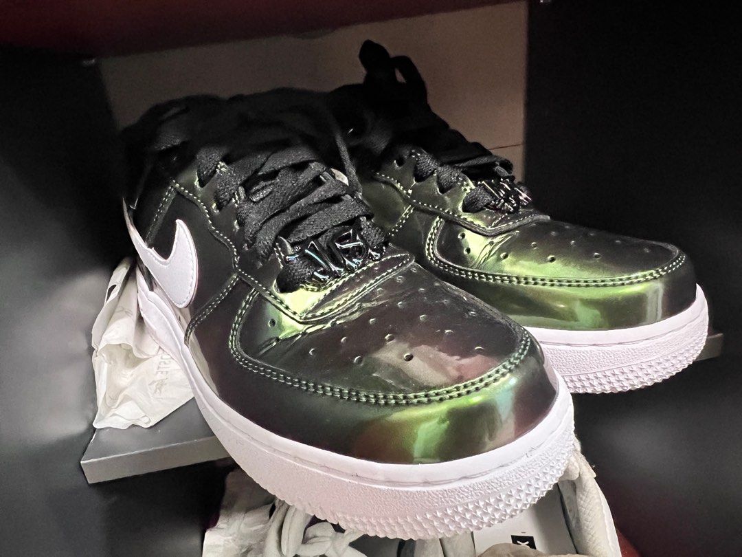 chrome air force ones