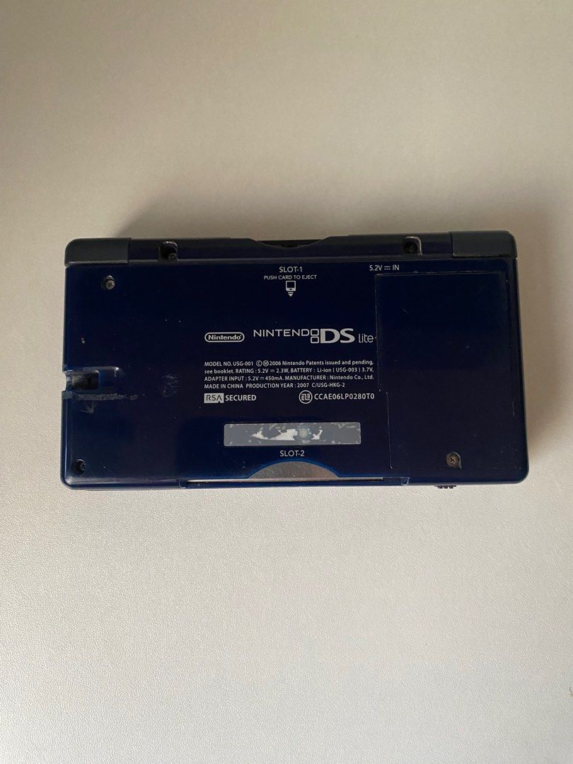 Nintendo DS lite defective unit (opened) (Category: Nintendo) located in Iloilo. Submitted by everythingarcade (Listing ID 1296832928, Image 2). Description: Unit is no longer working Good for parts only No other inclusions except for the stylus +sf J&T or LBC.