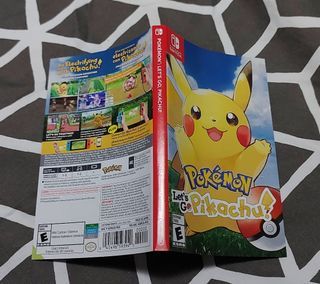 NSW Lets Go Pikachu Cover Original (No Game Cart)