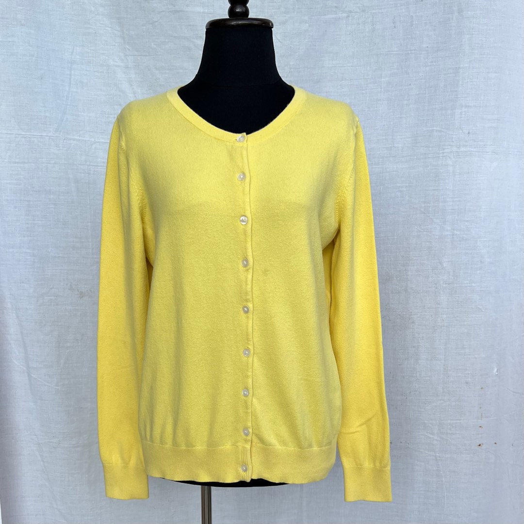 Old navy yellow cardigan shop