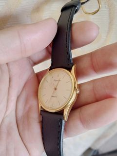 Orient Jupiter classic gold leather watch