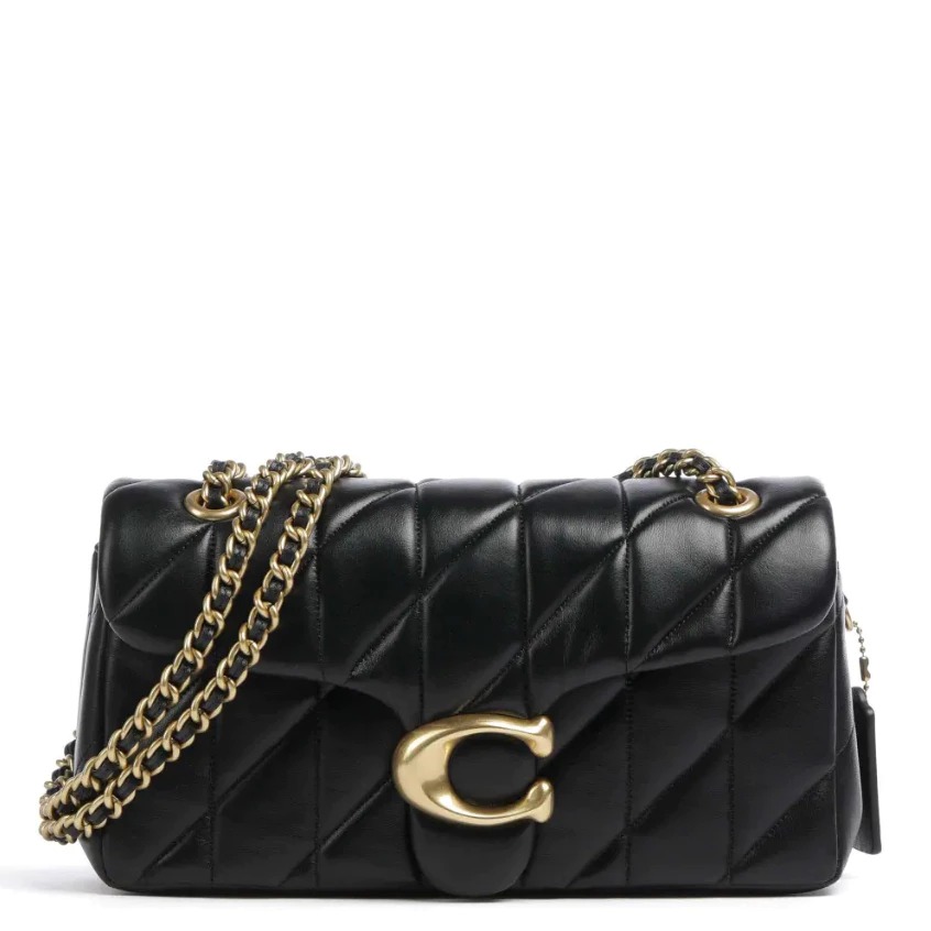 ORIGINAL 100% TAS WANITA COACH TABBY QUILTED BLACK BY