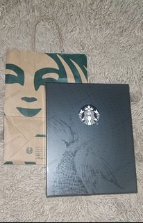 [Original, Sealed] 2024 Starbucks Planner Organizer with Pen - Abalone Grey