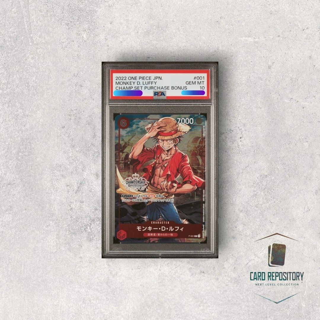 PSA 10 Monkey D. Luffy Promo P-001 (One Piece Card Game 2022