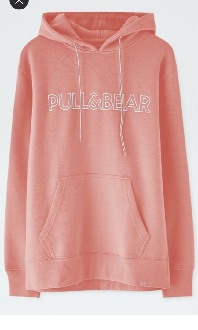Pull and bear hoodie pink outlet