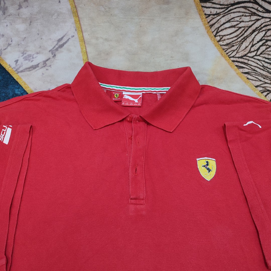 Puma Ferrari Fesyen Pria Pakaian Atasan Di Carousell