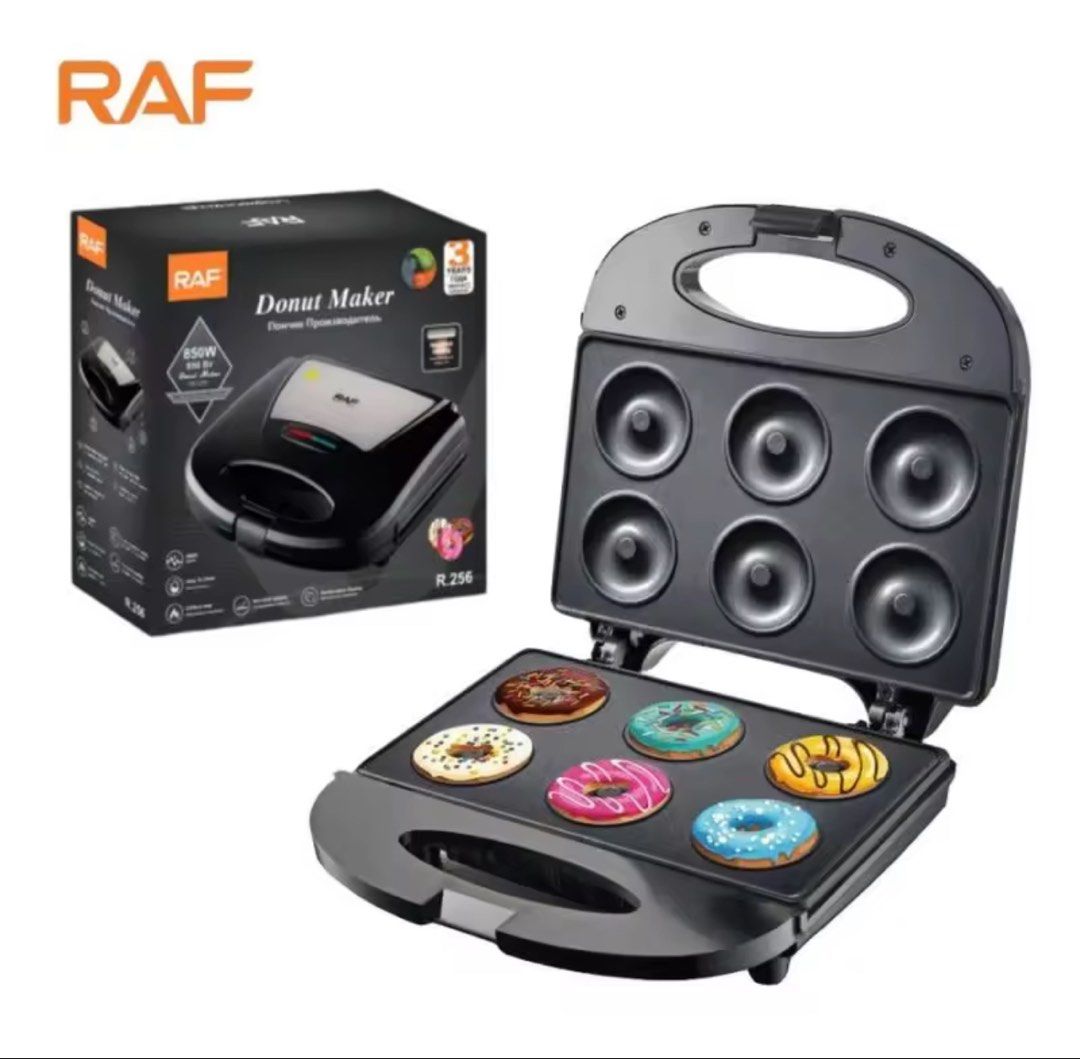 RAF DONUT MAKER 6 HOLES (Category: Other Kitchen Appliances) located in Mandaluyong City. Submitted by leajiwon (Listing ID 1296770434, Image 1). Description: Used twice Complete with box Pick up at Twin Oaks Place Shaw blvd.