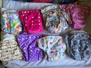 Reusable Cloth Diapers ₱1200 for 8 pcs