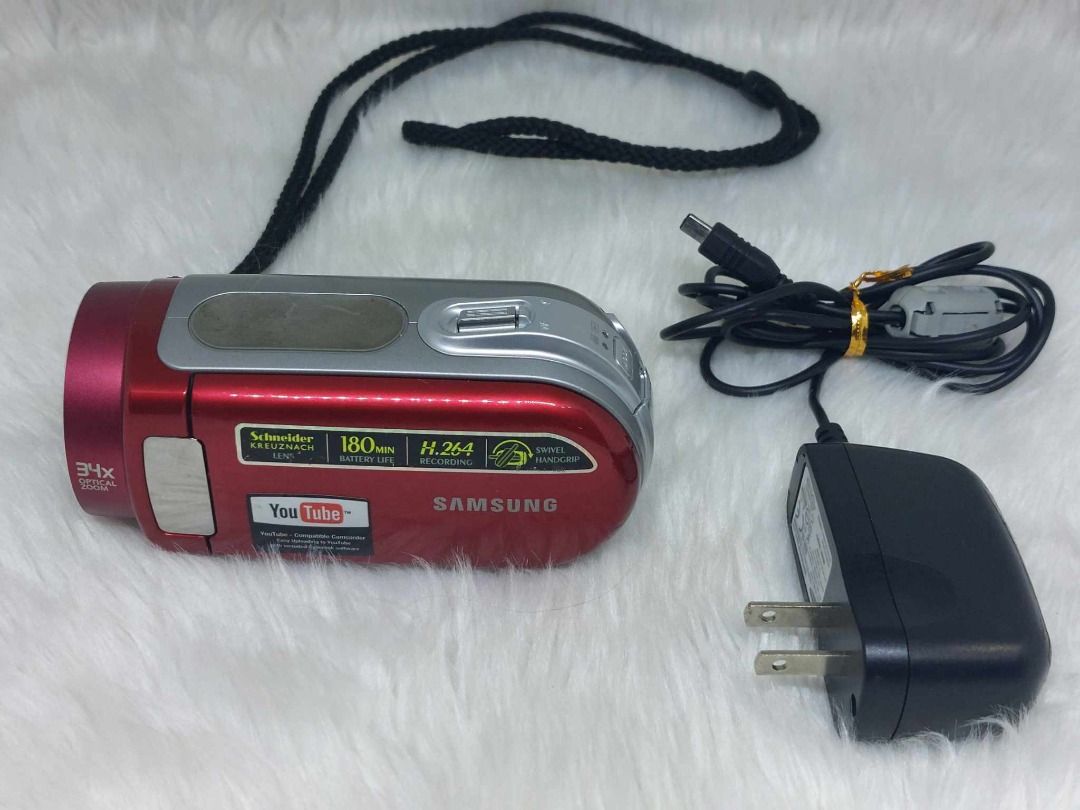 Samsung SC-MX20 Flash Memory Camcorder w/34x Optical Zoom (Red) (Category: Video Cameras) located in Manila. Submitted by ultimogizmos (Listing ID 1296832613, Image 2). Description: Samsung SC-MX20 Flash Memory Camcorder w/34x Optical Zoom (Red) About this item Record high quality video images with 680K pixel CCD, plus Schneider Lens Get close to the action with 34x optical zoom / 1,200x digital zoom Also shoot H.264 (720x480i) - 6 hours recordin