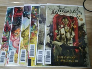 Sandman Overture number 1 to 6 single issue  comic book SET PRE OWNED