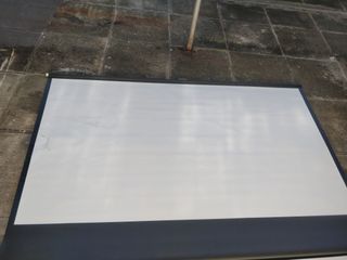 Screen For projector size  222cm x 123cm.  Manual pull down wall hanging  type.