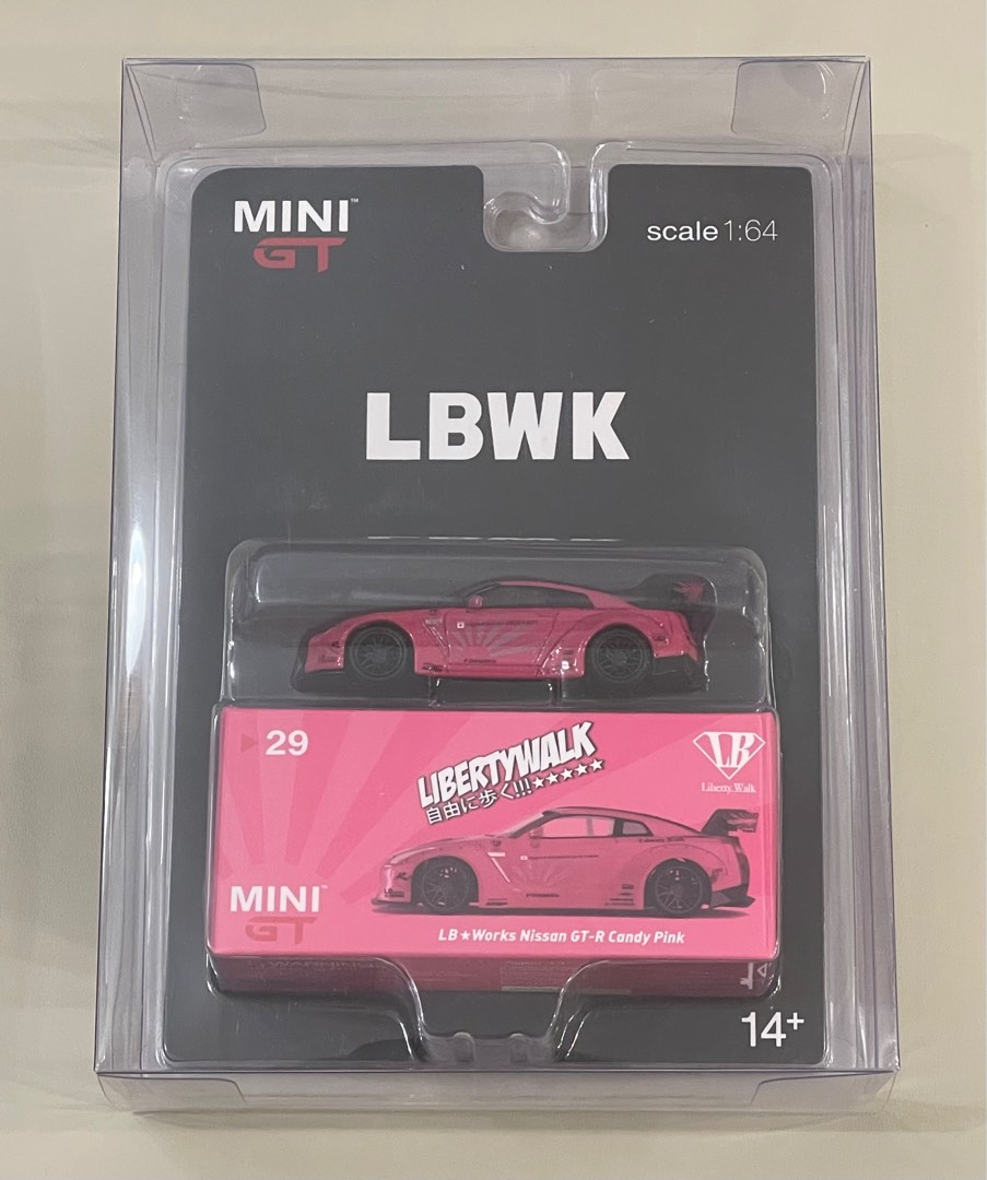 MiNiGT 29 LBworks GTR candy pink