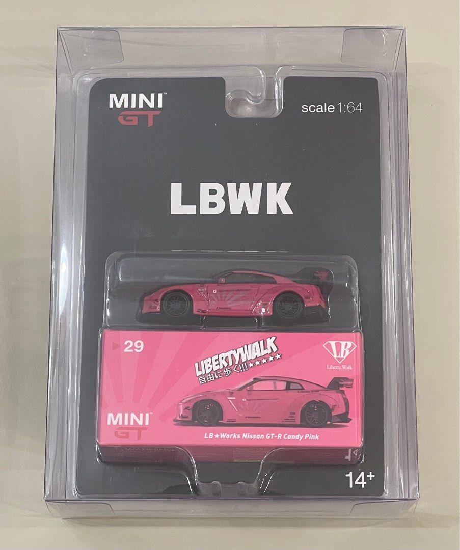 MiNiGT 29 LBworks GTR candy pink