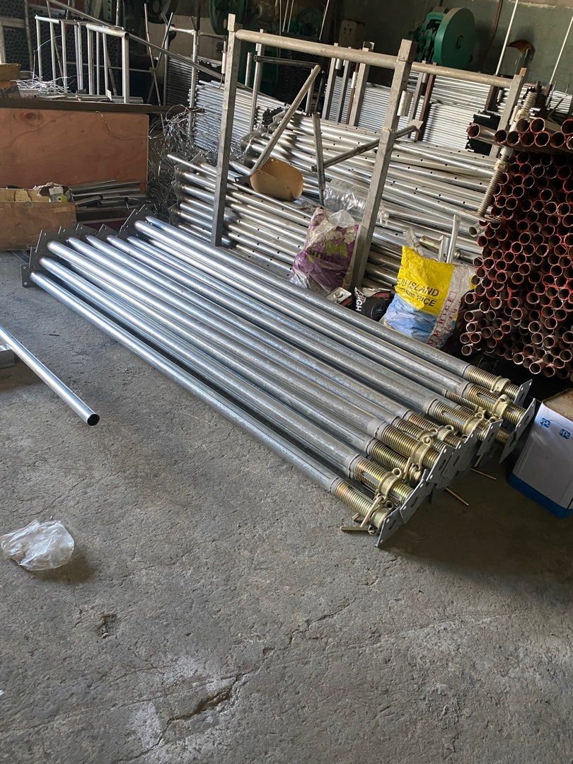 SHORING JACK (Category: Construction & Building Materials) located in Valenzuela. Submitted by yuuuridr (Listing ID 1296837914, Image 3). Description: ✨ SHORING JACK Pantukod size start at 3.4m full extend 3.8m full extend 4.5m full extend 5.5m full extend ⚙️ AVAILABLE ALL SIZES S20/S40, PWEDE RING MAGPASADYA ⚙️DIRECT FABRICATION ⚙️CASH ON DELIVERY ⚙️BANK TRANSFER/GCASH For more inquiries kindly pm/call me.