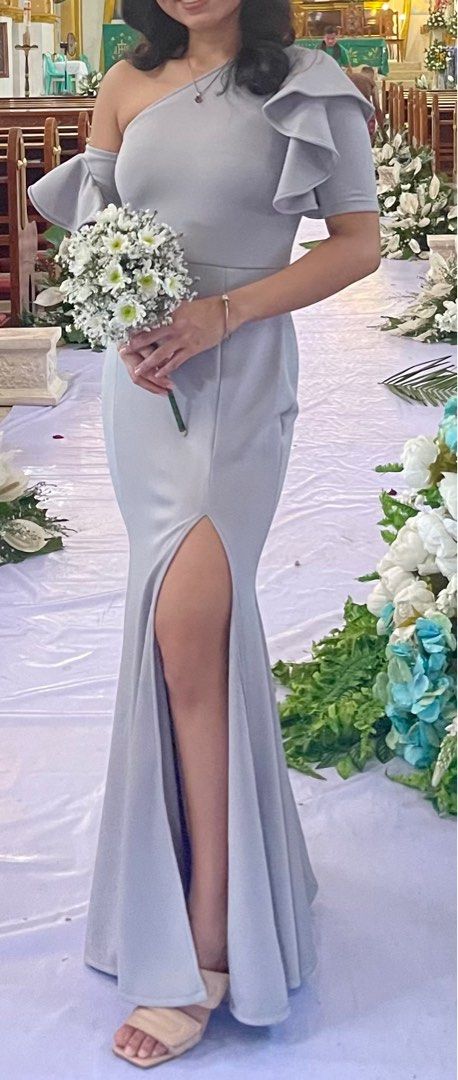 manila silver dress Manila Luzon Runway Looks