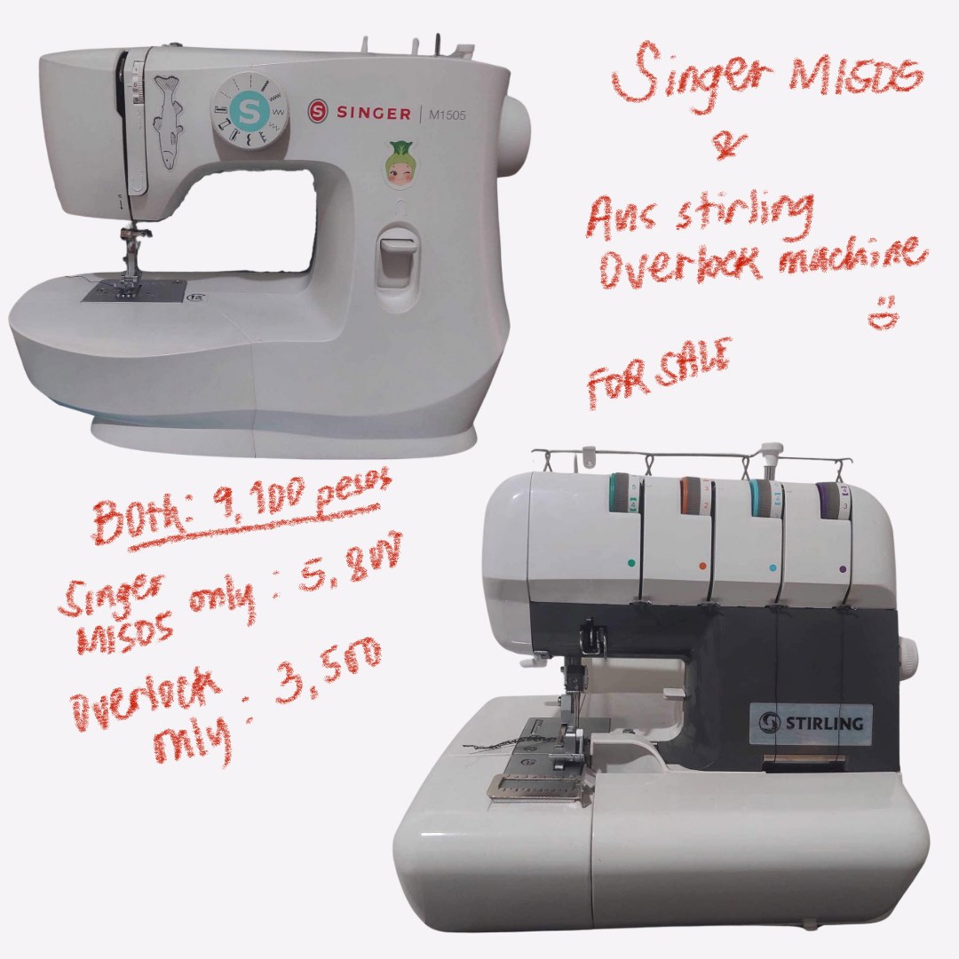 [SOLD] Singer M1505 sewing machine & Overlock Aus Stirling sewing