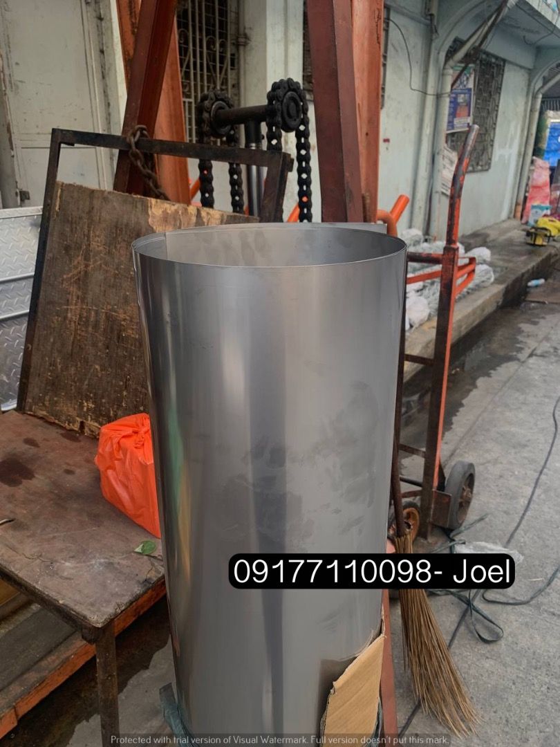 Stainless Steel Sheet 304 Smoke (Category: Construction & Building Materials) located in Manila. Submitted by joeyroque09 (Listing ID 1296743540, Image 3). Description: Stainless Steel Sheet 304 Smoke Specs: 0.4mm x 4ft x 8ft .