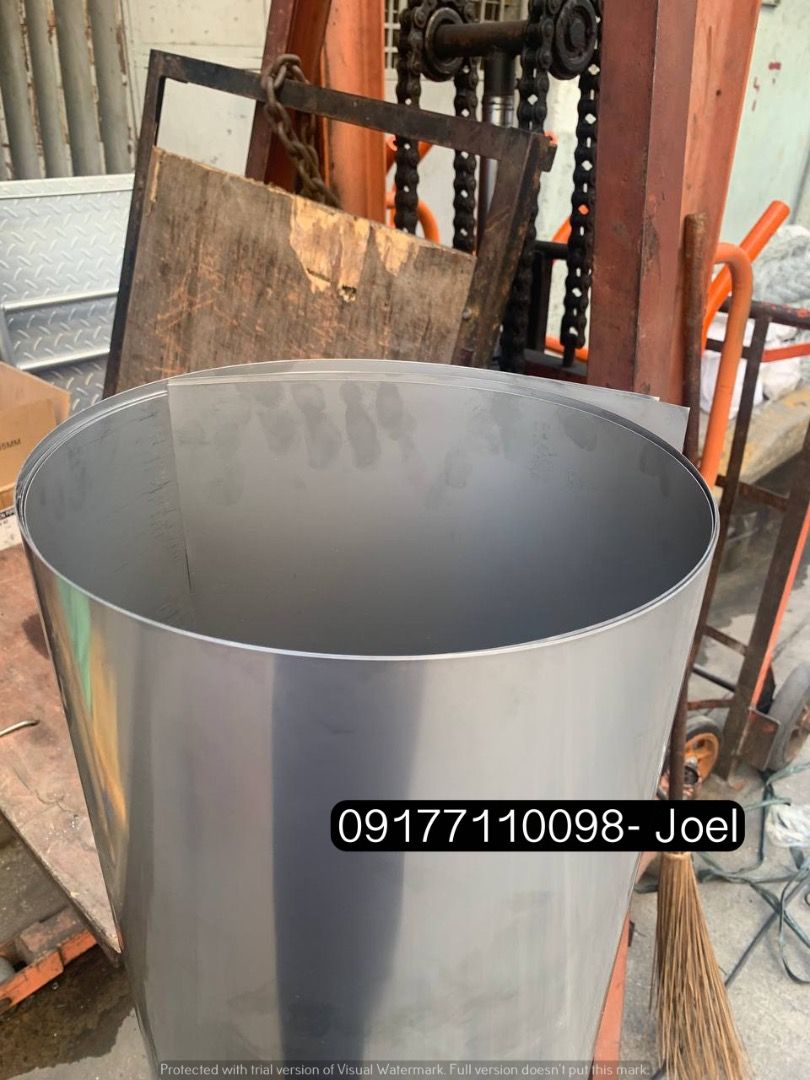 Stainless Steel Sheet 304 Smoke (Category: Construction & Building Materials) located in Manila. Submitted by joeyroque09 (Listing ID 1296743540, Image 1). Description: Stainless Steel Sheet 304 Smoke Specs: 0.4mm x 4ft x 8ft .