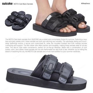 Suicoke MOTO-Cab black sandals