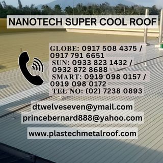 Super cool nanotech metal roofing
