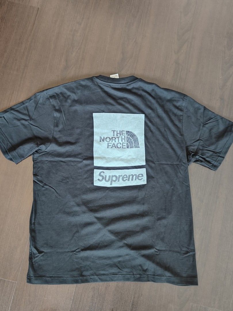 Supreme x The North Face S/S Top T-Shirts Black Size Medium, Men's