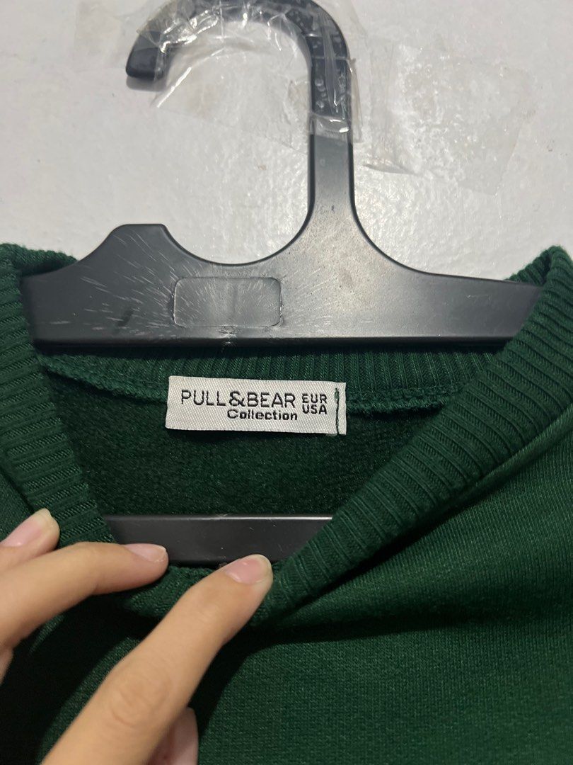 Sweater Pull Bear Hijau Army Seward Since E91 1970