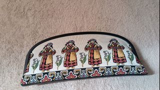 Tapestry purse clutch purse rare