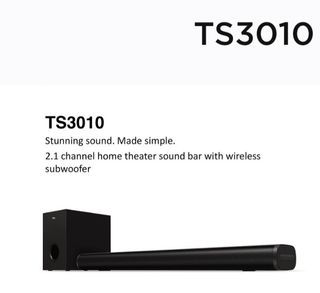 TS3010  2.1 Channel HOME THEATER Soundbar  with  SUBWOOFER