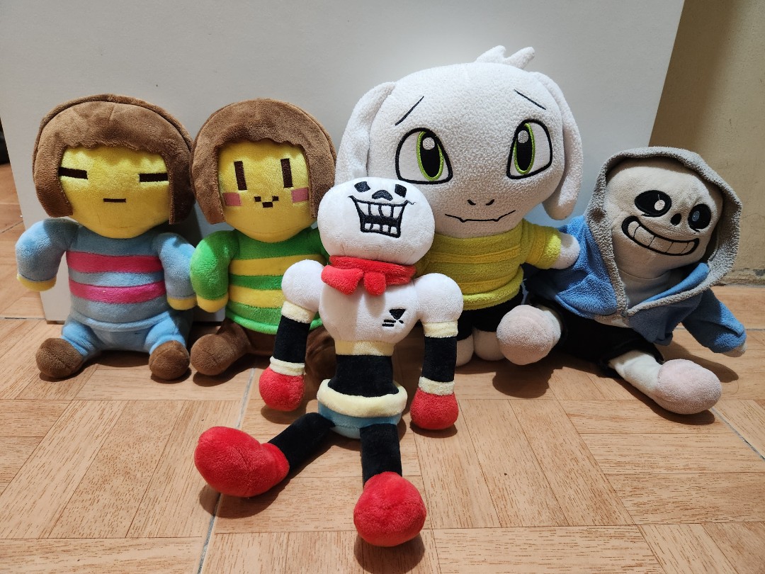 Undertale Plushies, Hobbies & Toys, Toys & Games on Carousell