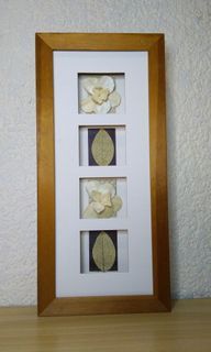 Wall Art Frame dried leaves and flowers