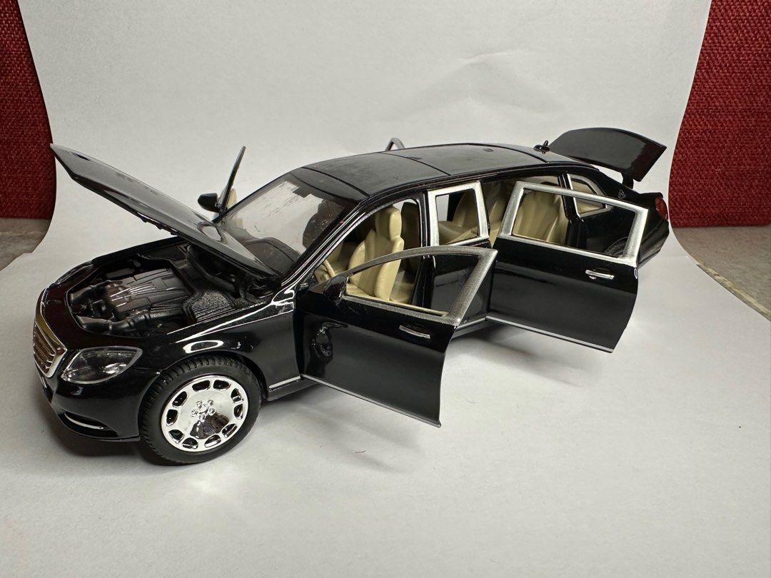 Mercedes Maybach S600 Pullman, gris, autos de lujo, sedán