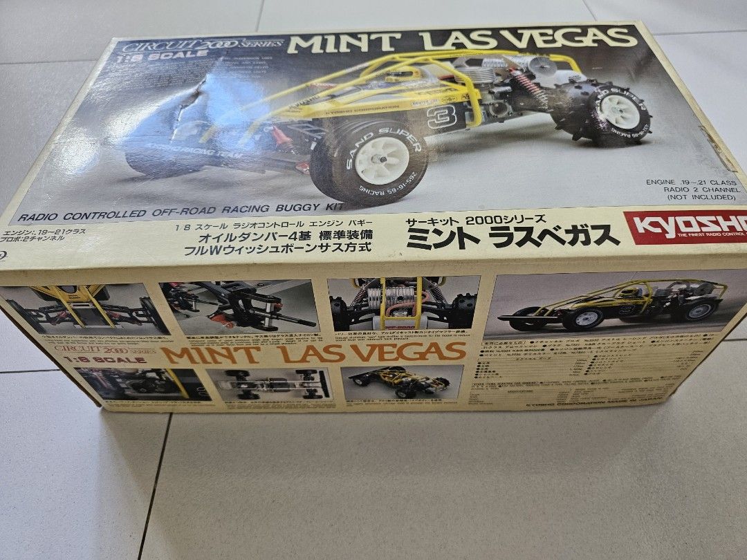 1985 1/8 Kyosho Mint Las Vegas 21 size engine, Hobbies & Toys 