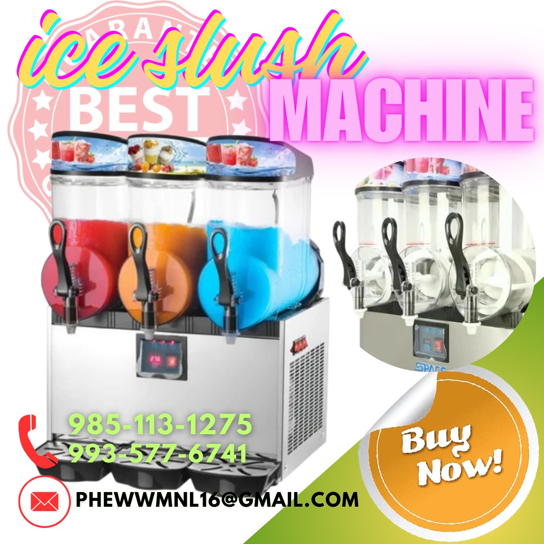 3FLAVORS ICE SLUSH MACHINE, Everything Else, Looking For on Carousell