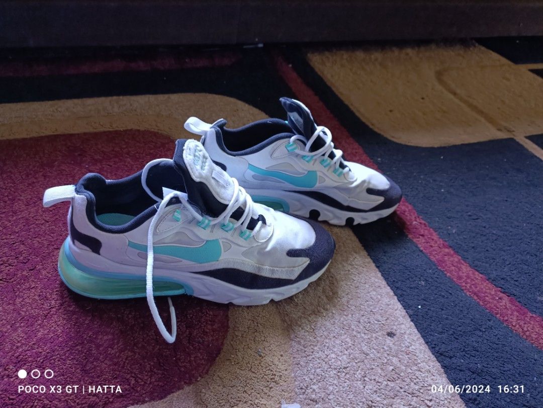 4.5uk 24cm Nike react 270 Aurora Green Women s Fashion Footwear Sneakers on Carousell