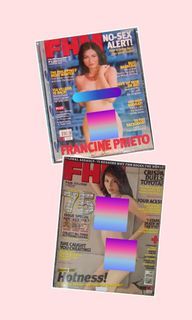 4 pcs Francine Prieto Magazine/Calendar/ Sold as Set