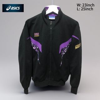 Asic black violet medium jacket