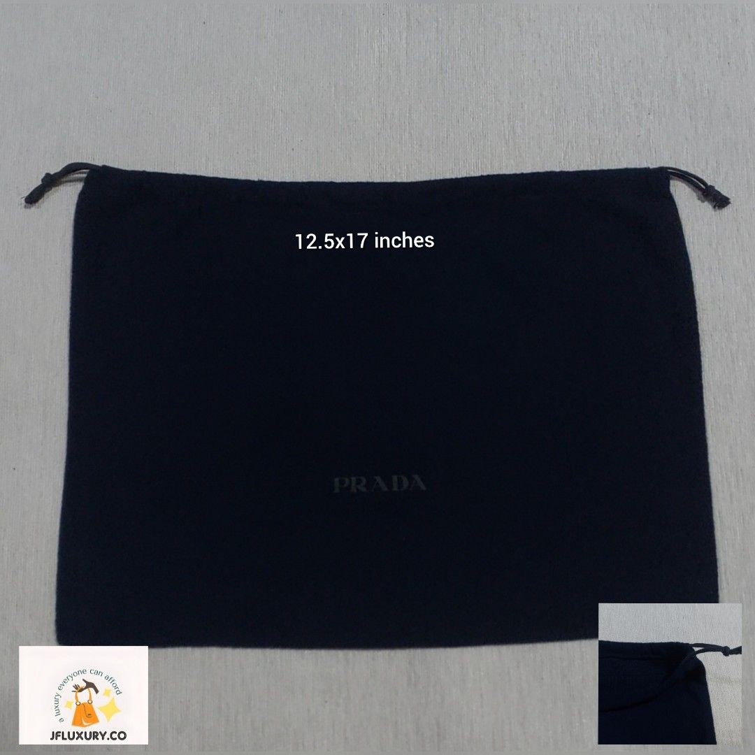 Authentic Prada dust bag 12.5x17 inches Luxury Bags Wallets on Carousell