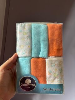Baby Wash cloths 9x9 inches by cottontree baby