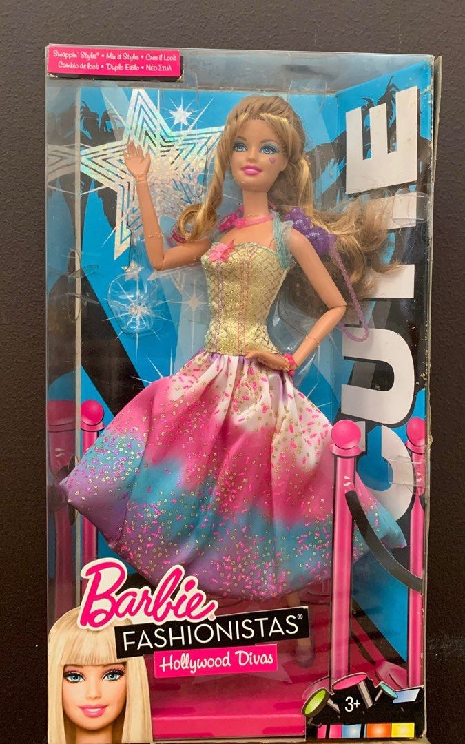 Barbie Fashionistas Hollywood Divas – Mattel 2011 – Avec Accessoires Vintage