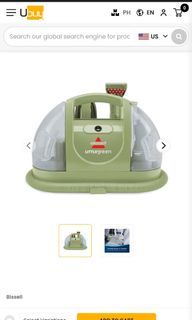 Bissell Little Green Multi Purpose portable carpet, upholstery cleaner. Only 5,000
