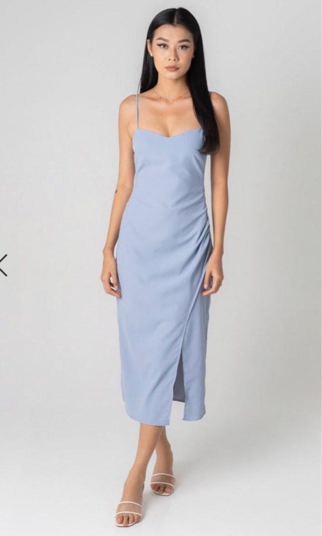 Blairwears Esme Dress in Cloudy Blue, Women's Fashion, Dresses & Sets,  Dresses on Carousell