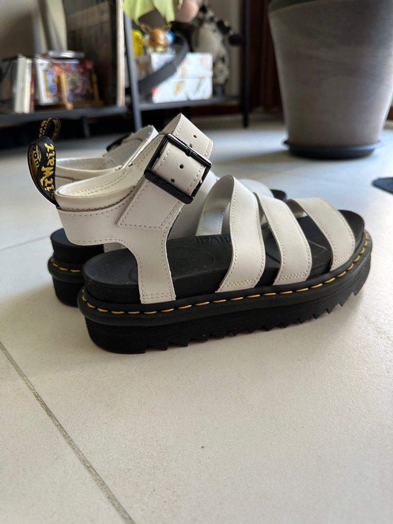 BN Dr Martens Sandals White Women s Fashion Footwear Sandals on Carousell