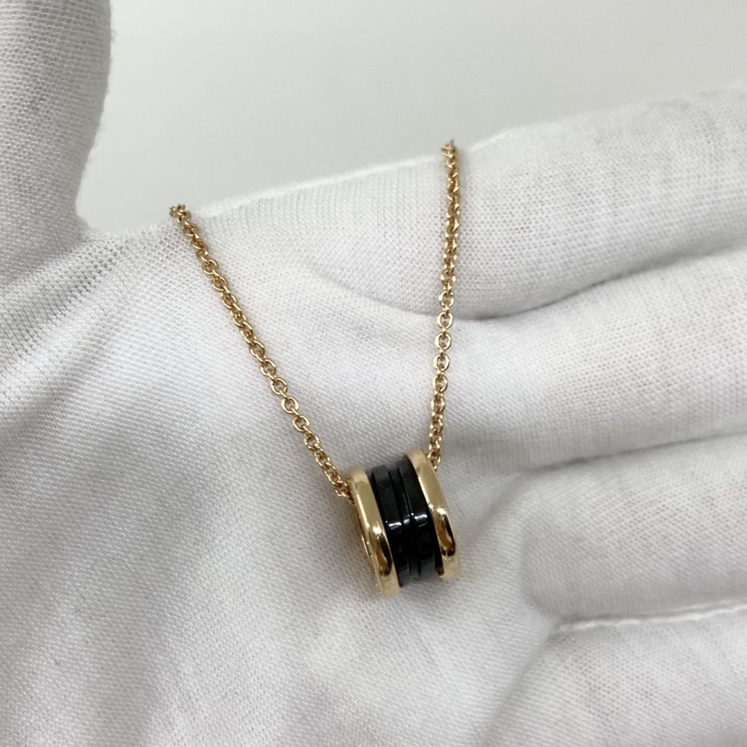DISCOUNTED BVLGARI B ZERO ONE RG750 BLACK CERAMIC 12.80G NECKLACE 247013264 AL Women s Fashion Jewelry Organisers Necklaces on Carousell